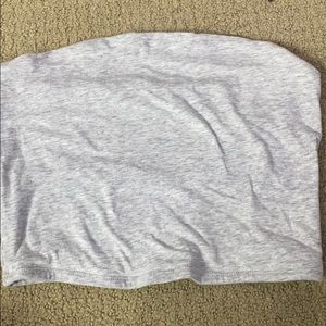Gerage grey tube top